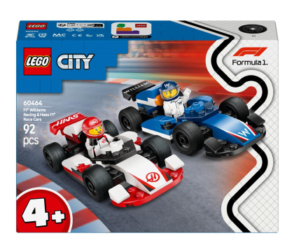 Klocki LEGO® LEGO City 60464 Bolidy Williamsa i Haas